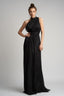 Rochie maxi din matase cu un umar gol