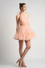 Rochie mini din tulle cu spatele gol