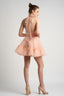 Rochie mini din tulle cu spatele gol