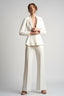 Sacou cambrat cu peplum si cordon