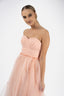 Rochie asimetrica din tull