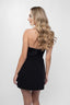 Rochie scurta tip sacou cu corset si nasturi