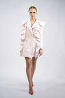 Rochie sacou cu volane