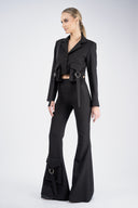 Pantaloni evazati Black