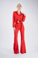 Pantaloni evazati Red