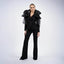 Costum cu pantaloni evazati si sacou cu funde detasabile din organza (1) copy