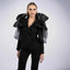 Costum cu pantaloni evazati si sacou cu funde detasabile din organza (2) copy