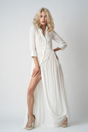 Rochie camasa  din vascoza white