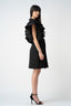 Rochie sacou cu volane supradimensionate