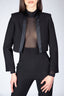 Pantalon negru ca talie inalta
