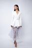 Sacou stil rochie Ringoux cu umeri sculpturali