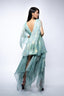 Rochie couture cu esarfe asimetrice