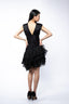 Rochie din matase cu fusta asimetrica