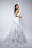 Rochie de gala couture cu un umar si detalii dramatice