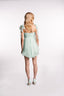 Rochie mini asimetrica din matase