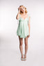 Rochie mini asimetrica din matase