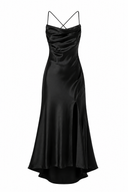 Rochie cu slit si bretele subtiri