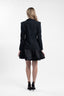 Rochie tip sacou cu volane structurate
