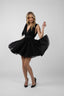 Rochie scurta cu decolteu adanc Black