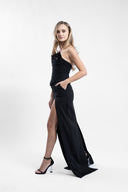Black corset with sequin detail