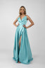 Rochie lunga cu revere
