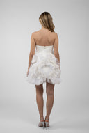 Rochie  mini cu volane