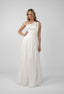 Rochie lunga asimetrica ivory