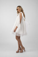 Rochie mini cu esarfe
