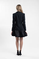 Rochie tip sacou cu volane structurate