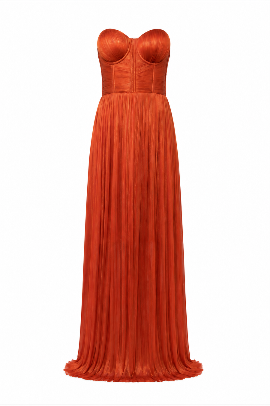 Rochie din matase cu cupe si corset cu siret