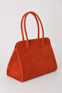 Geanta piele shopper LIA – portocaliu