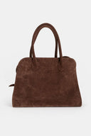 Geanta piele shopper LIA – maro