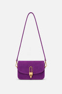 Geanta piele crossbody NORA – mov