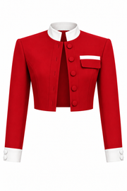 red & white