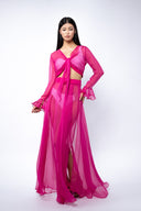 Compleu  din doua piese transparent