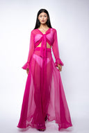 Compleu  din doua piese transparent
