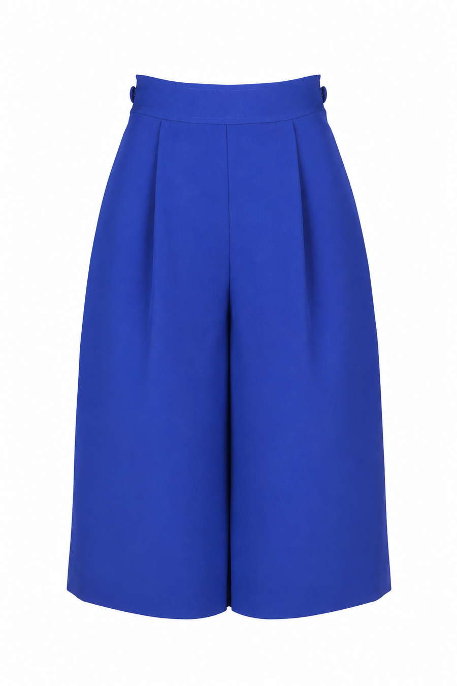 Pantaloni culotte cu talie inalta