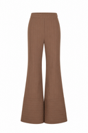 Pantalon evazat cu dungi fine