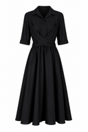 Rochie midi din bumbac cu buzunare