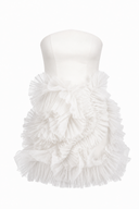 Rochie  mini cu volane