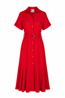 Rochie camasa din in peliculizat  Red