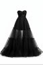 Asymmetric tulle dress