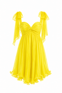 Asymmetrical silk mini dress