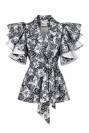 Sacou Butterfly  cu volane statement