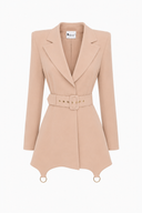 Sacou stil rochie Ringoux cu umeri sculpturali