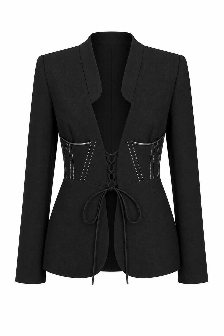 Sacou cu detalii tip corset